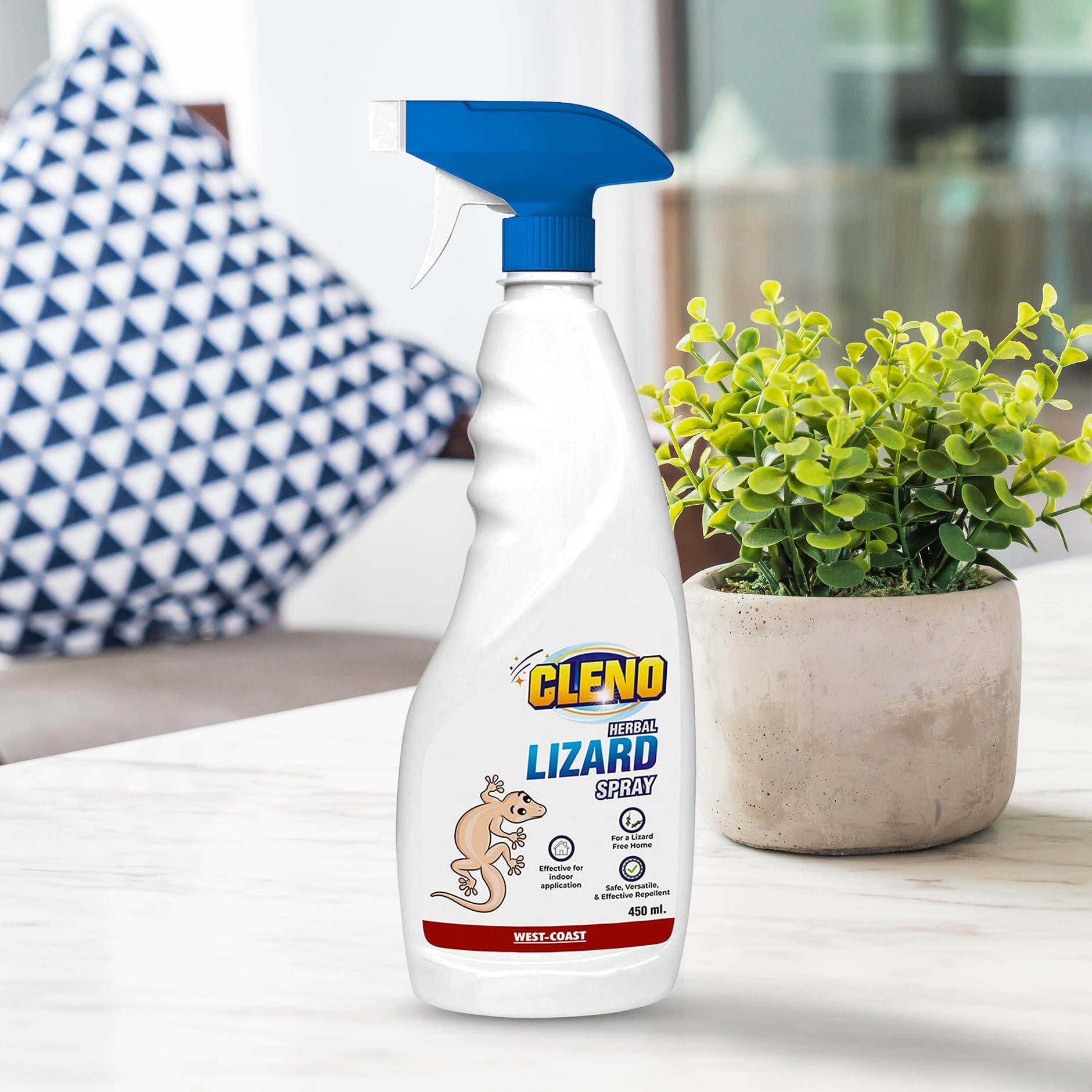 Cleno Herbal Lizard Repellent Spray | Completely Herbal | Made with