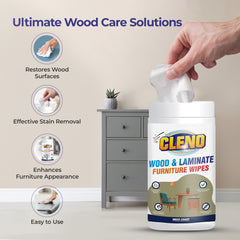 Cleno wood wipes - refreshing living room decor