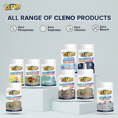 Cleno Anti-Bacterial Food Surface Wet Wipes Cleans Surface of Milk Packs/Fruits/Vegetables & Crockery/Removes Germs/Bacteria/Chemicals & Waxes - 50 Wipes