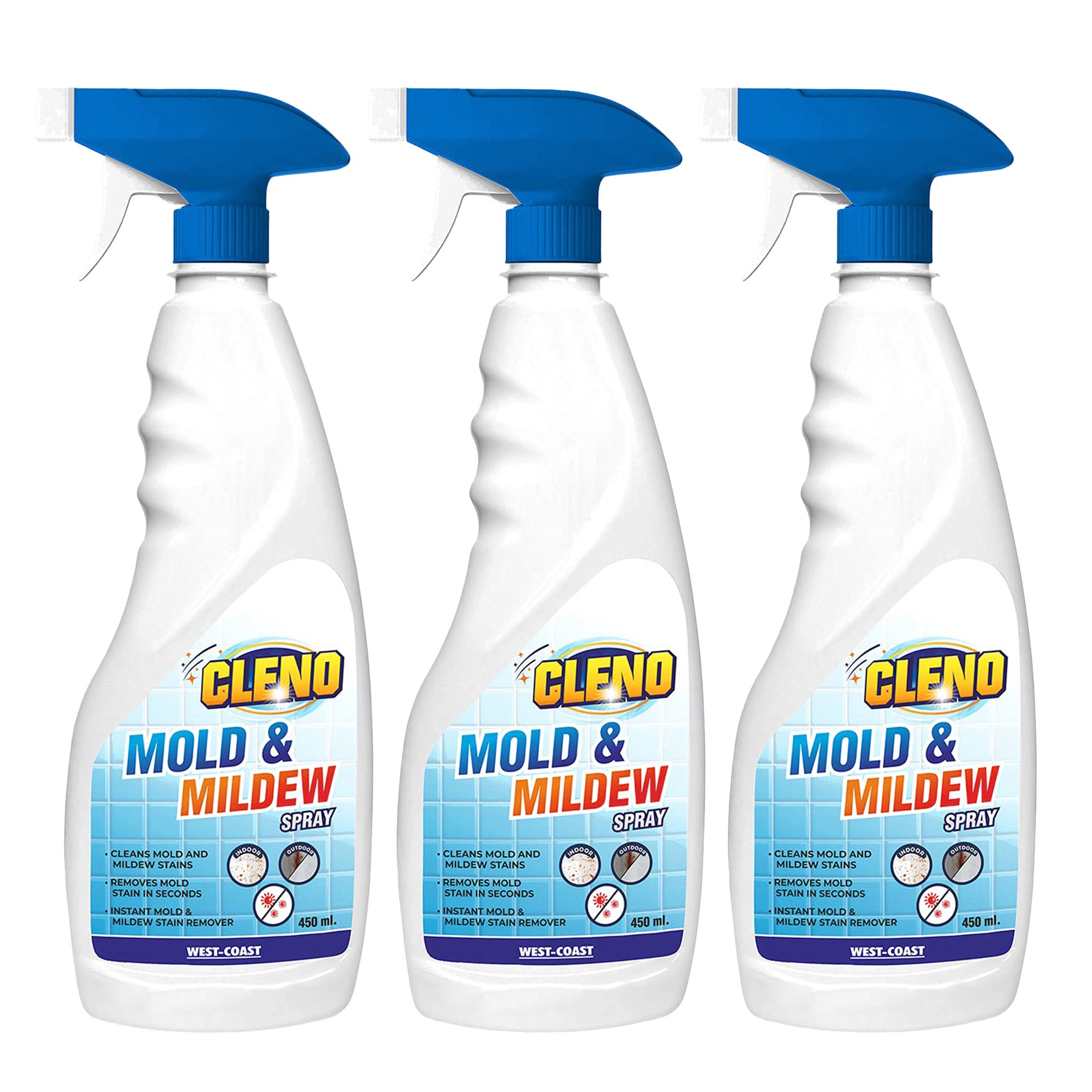 Cleno Mold Mildew Cleaner Spray - Fresh scent for home