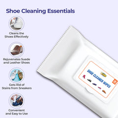 Cleno shoe cleaner wipes - easy travel shoe cleaning solution