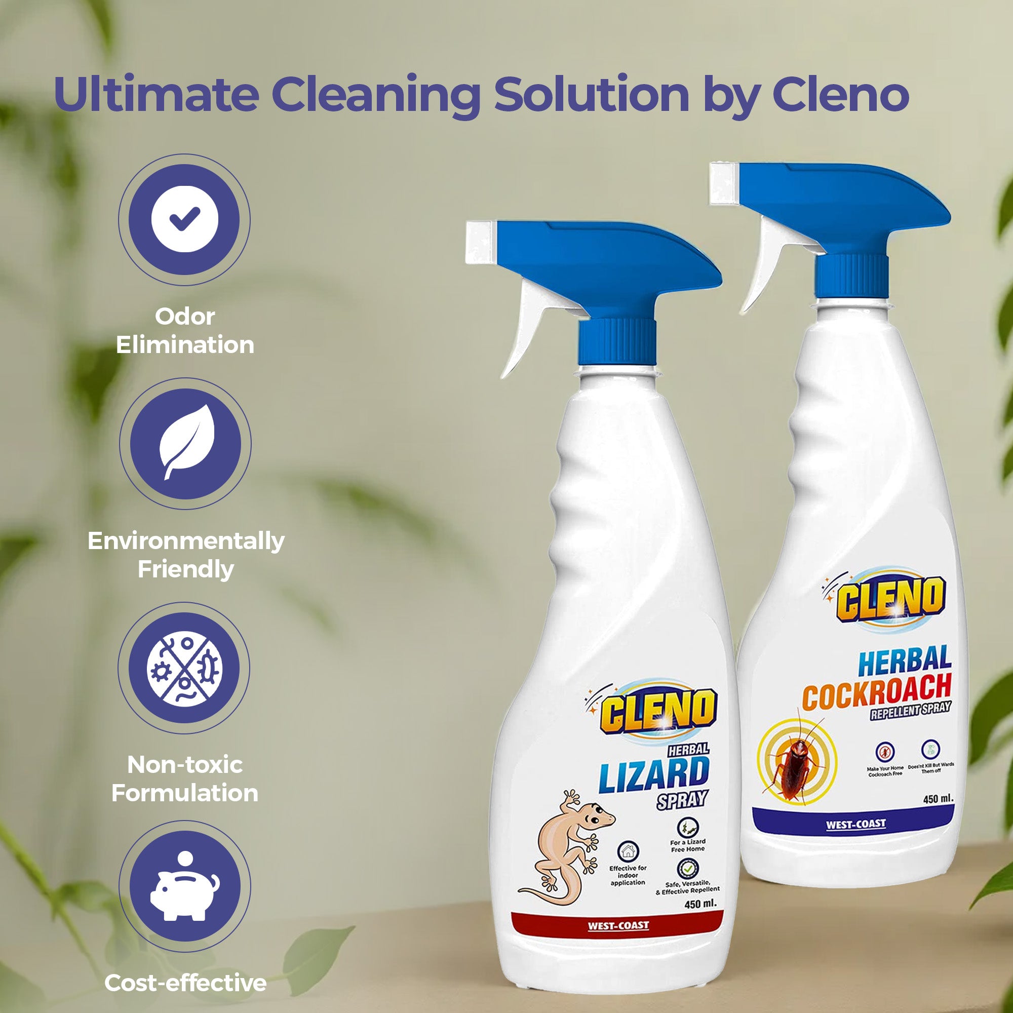 Cleno pest control spray - safe for families