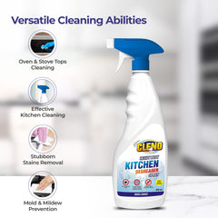 Cleno degreaser spray - cleaning kitchen slab