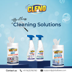 Cleno shoe cleaner wipes - cleaning shoes in the car