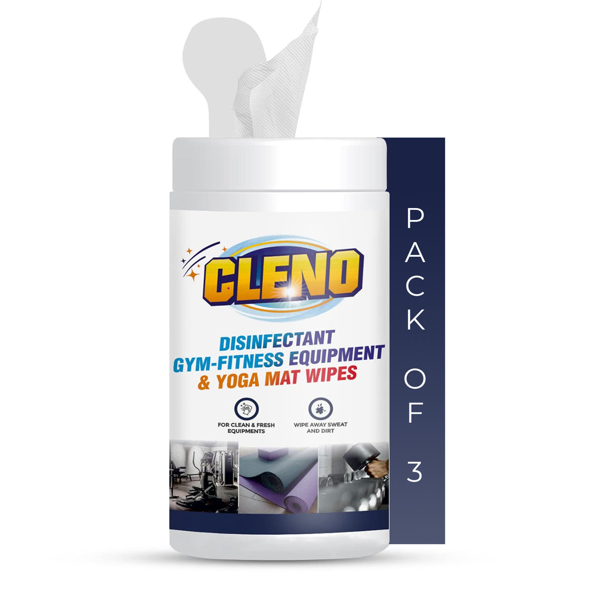 Cleno yoga mat wipes - ensuring hygiene