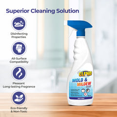 Cleno Mold Mildew Cleaner Spray - Strong hard water stain remover