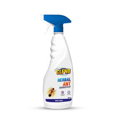 Cleno Herbal Ant Repellent Spray|Kills and Repels Ants, Roaches, Fleas and More - 450 ml (Ready to Use) White