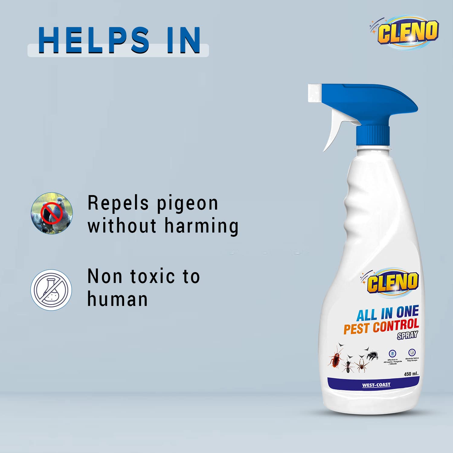 Cleno Herbal Pigeon Repellent Spray Better Than Anti Pigeon Spikes Bird  Repellent – 450 Ml (Ready To Use), Electronic Rodent Control Bunnings