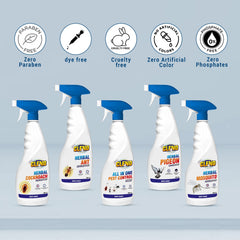 Cleno All in One Pest Control Spray | for Pest, Fungicide, Dust Mite, Bedbugs, Ants, Termites– 450 ml (Ready to Use)